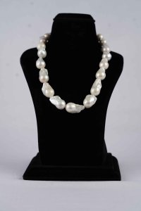One Row Natural Shapeless Fresh Water Pearls