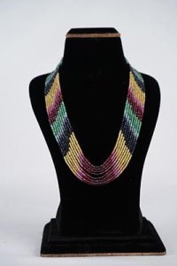 Nine Rows Natural Top Quality Rainbow Mala (African Mines Rubies, Zambian Mines and Burmis Mines Sapphires)
