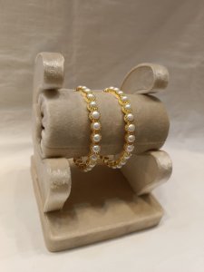 Single Pearl Bangles